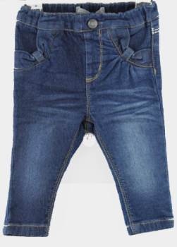 Name it  Sweat- Denim Jeans ,- bleached mit Washed-Effekten,- superelastisch